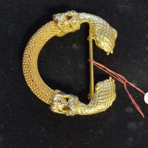 Gothic Snake Brooch
